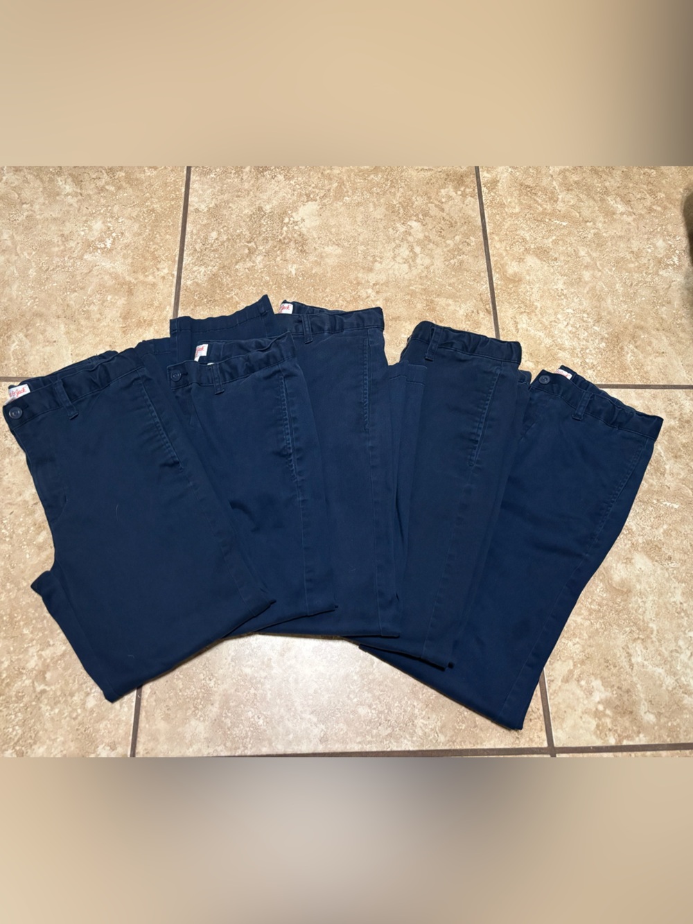 Boy Cat & Jack Navy School Shorts 5 Pack
